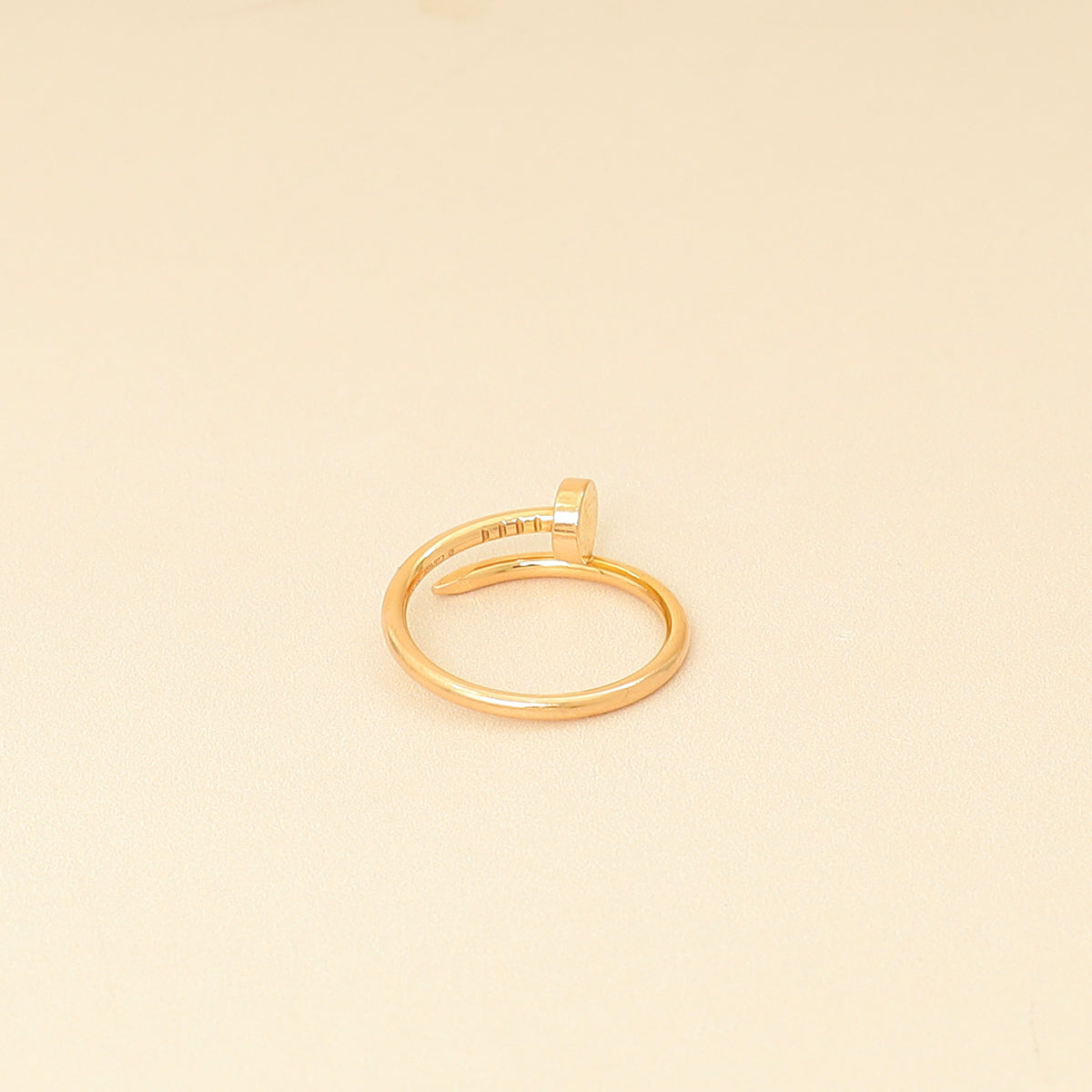 Cartier 18K Rose Gold Juste Un Clou Small Model Ring-Cartier-THE CLOSET