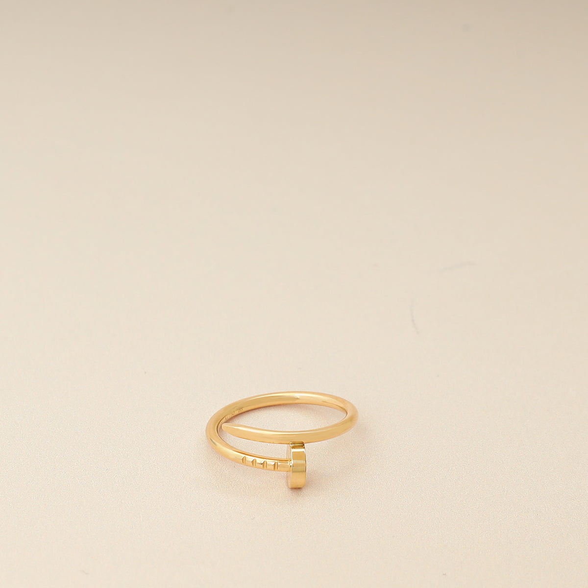 Cartier 18K Yellow Gold Juste Un Clou Small Model Ring 51-Cartier-THE CLOSET