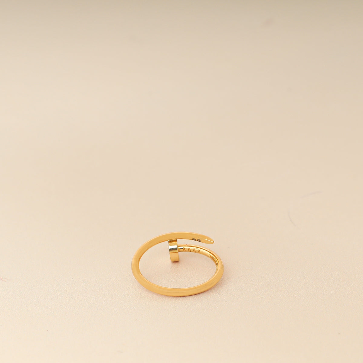 Cartier 18K Yellow Gold Juste Un Clou Small Model Ring 51-Cartier-THE CLOSET