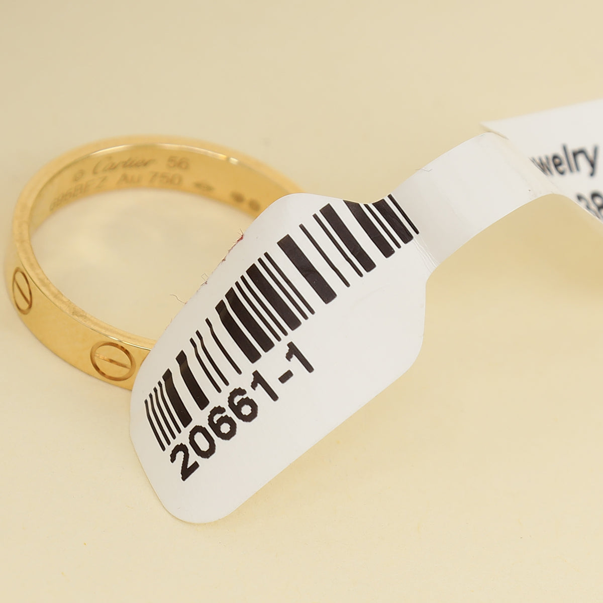 Cartier 18K Yellow Gold Small Model Love Wedding Band 3.6mm Ring 56-Cartier-THE CLOSET