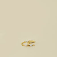 Cartier 18K Yellow Gold Juste Un Clou Small Model Ring 51