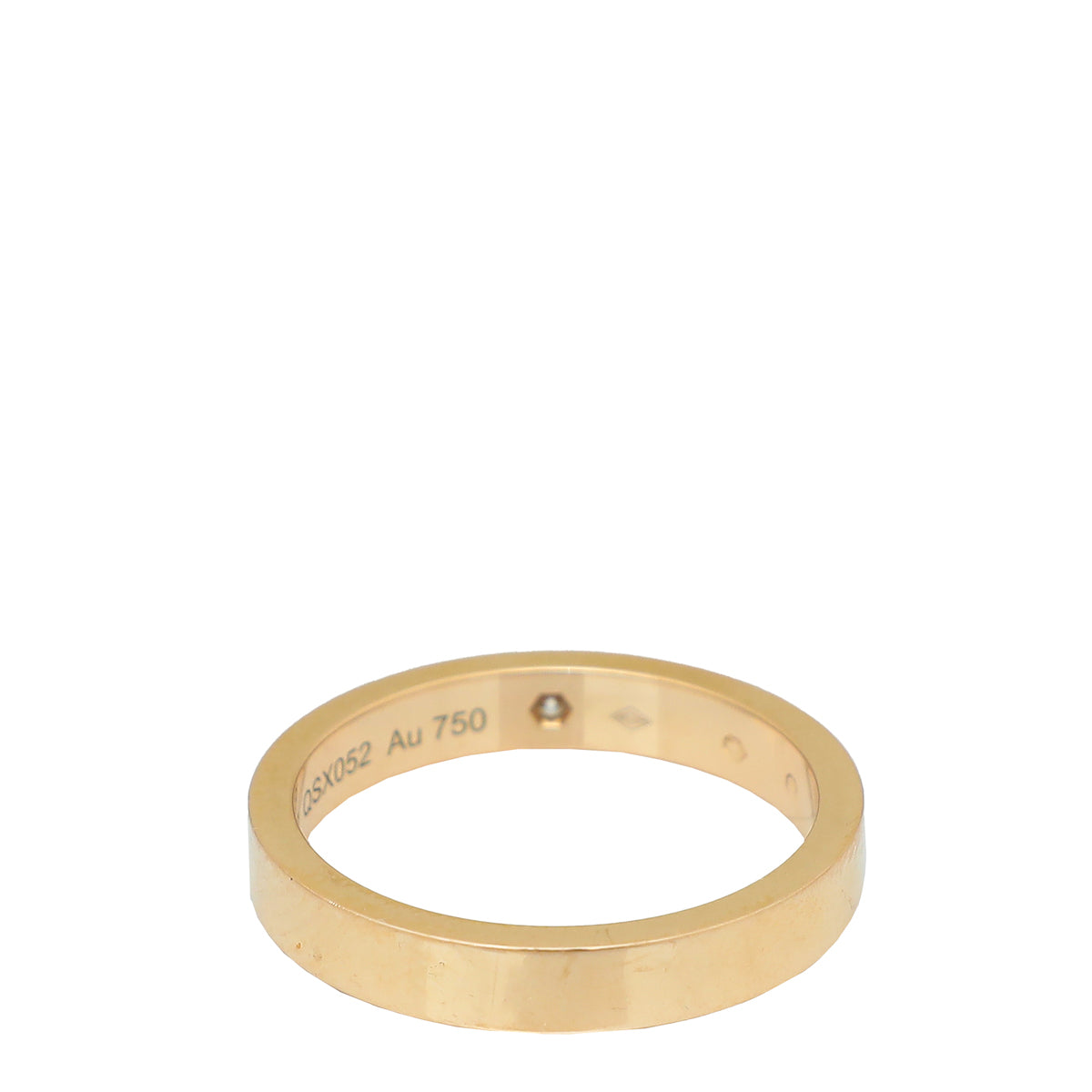 Cartier 18K Rose Gold 1 Diamond C De Cartier Wedding Band Ring 51-Cartier-THE CLOSET