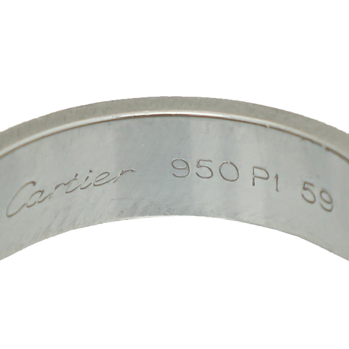 Cartier Platinum Love Ring 59