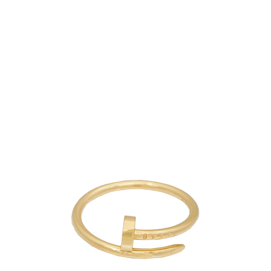 Cartier 18K Yellow Gold Juste Un Clou Ring 55