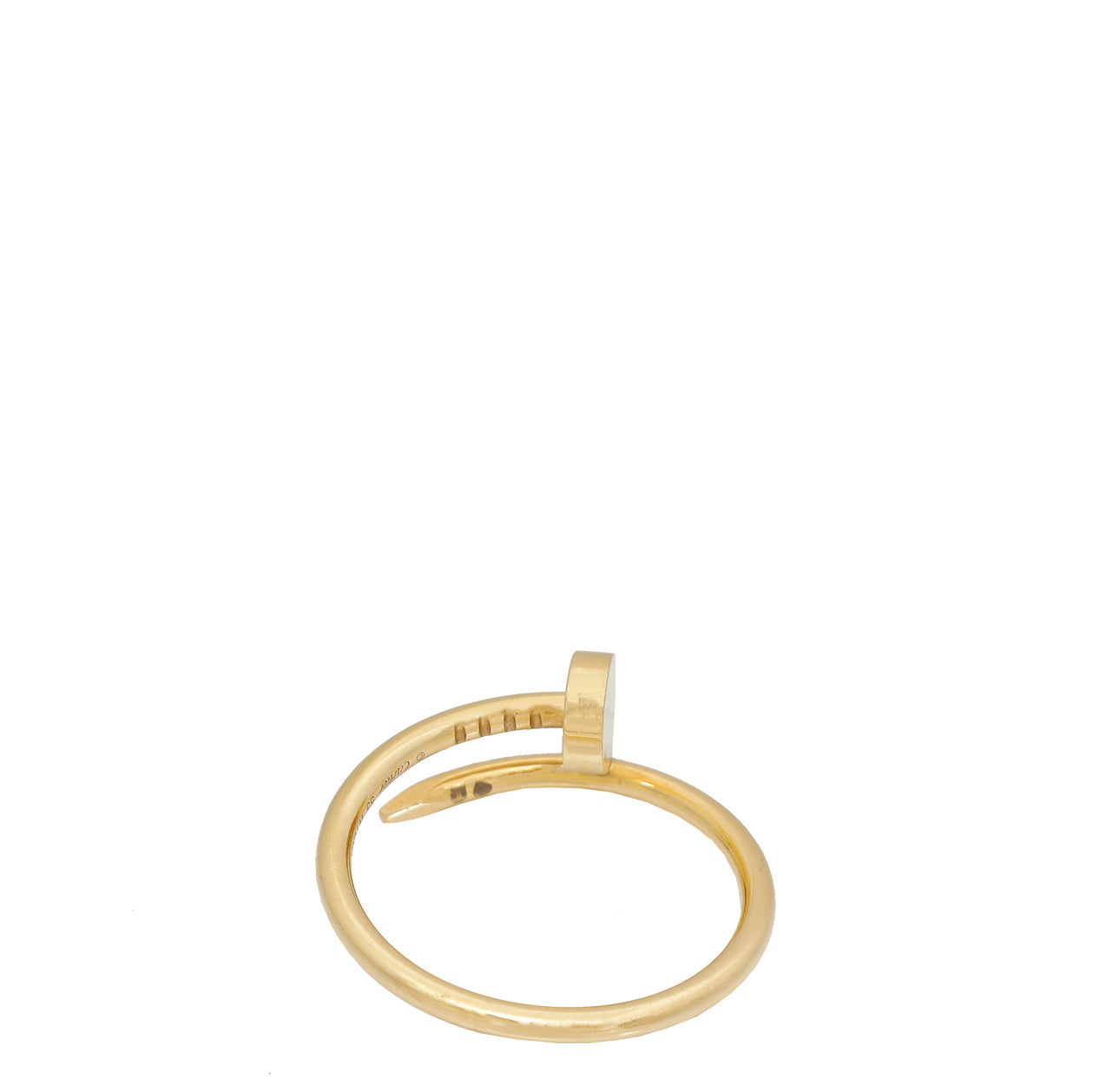 Cartier 18K Yellow Gold Juste Un Clou Ring 55