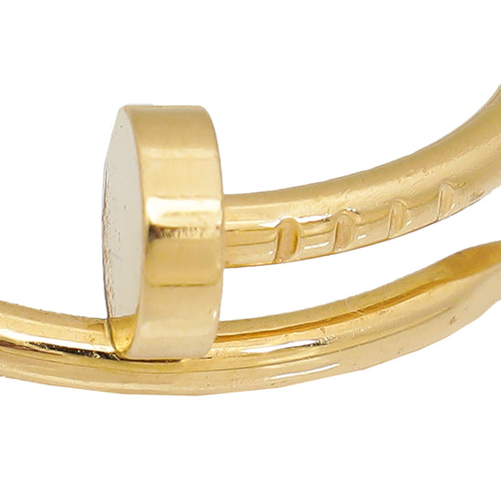 Cartier 18K Yellow Gold Juste Un Clou Ring 55