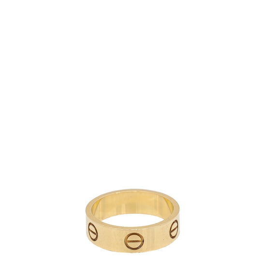 Cartier 18K Yellow Gold Love Ring 54