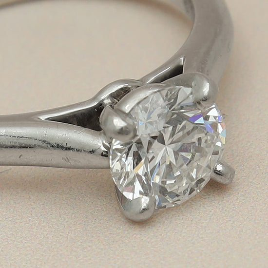 Cartier Platinum 1895 Solitaire Brilliant-Cut Diamond Ring 51-Cartier-THE CLOSET