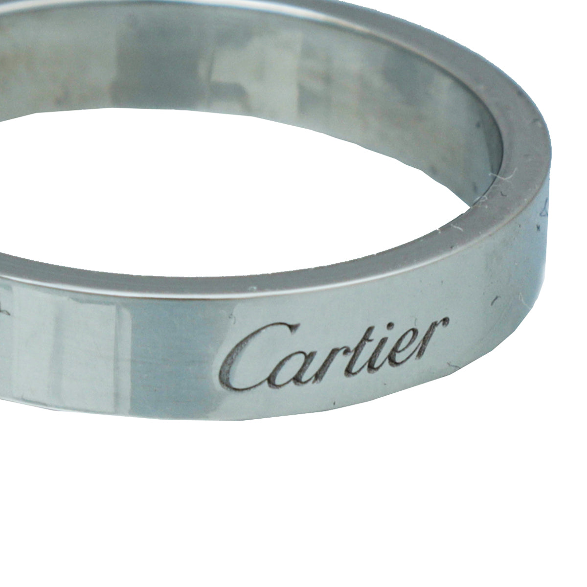 Cartier Platinum C De Cartier Wedding Band Ring 61
