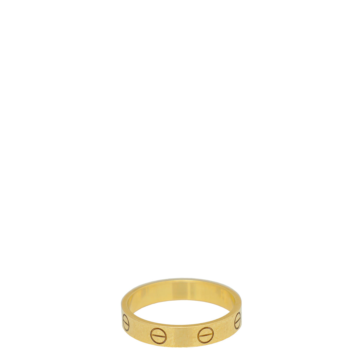 Cartier 18K Yellow Gold Love Wedding Band Ring 55-Cartier-THE CLOSET