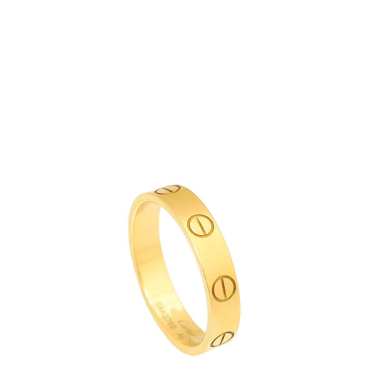 Cartier 18K Yellow Gold Love Wedding Band Ring 51-Cartier-THE CLOSET