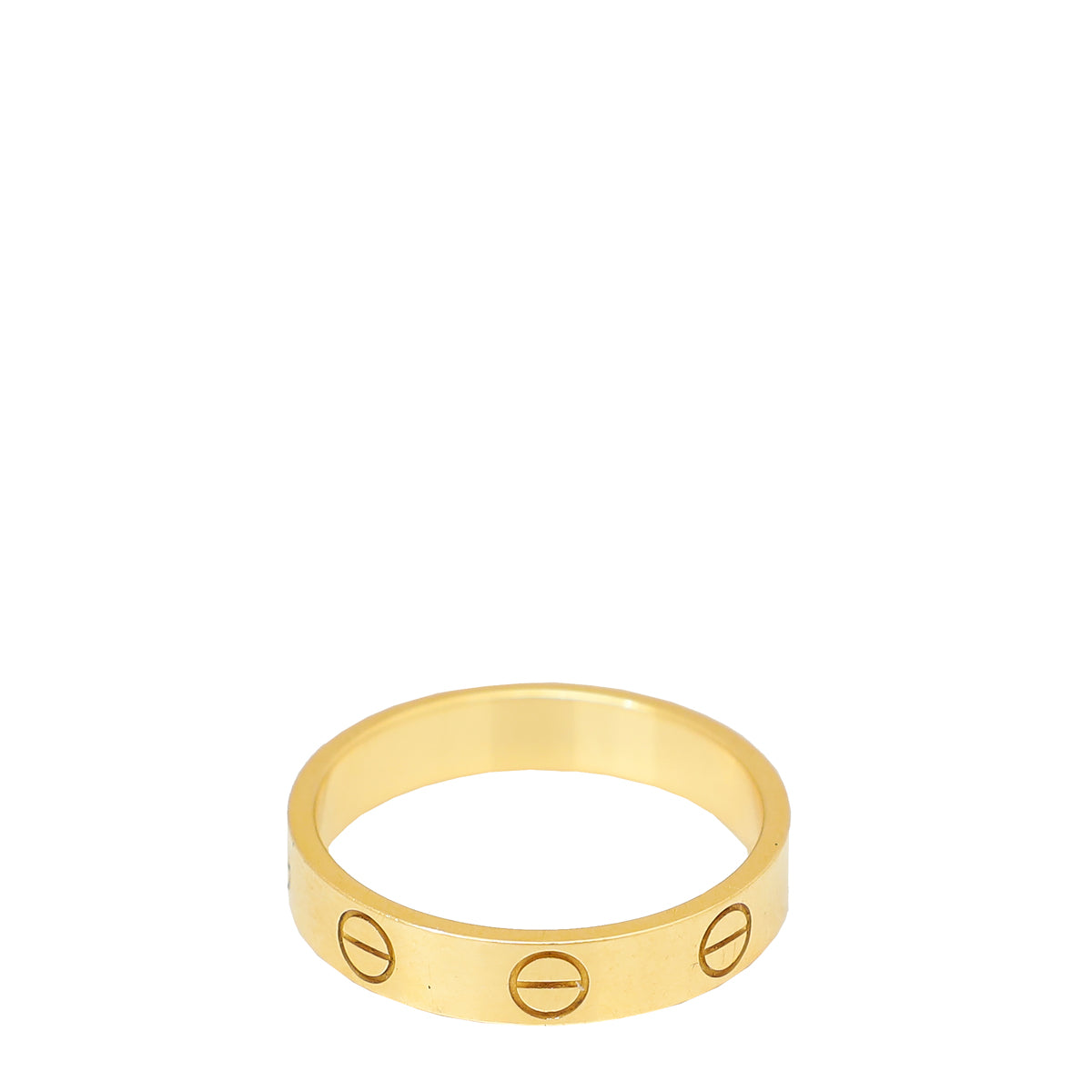 Cartier 18K Yellow Gold Love Wedding Band Ring 51-Cartier-THE CLOSET