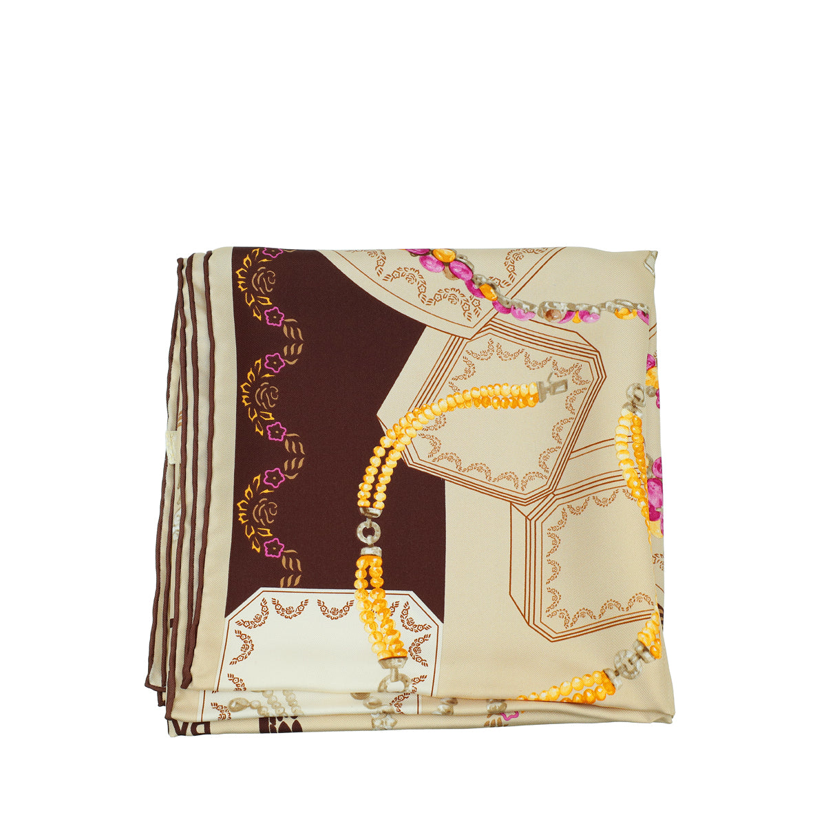 Cartier Multicolor Paris London New York Print Jewelry Print Silk Scarf-Cartier-THE CLOSET