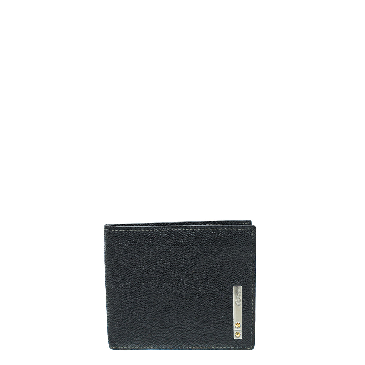 Cartier Black Santos Bi-Folder Wallet-Cartier-THE CLOSET