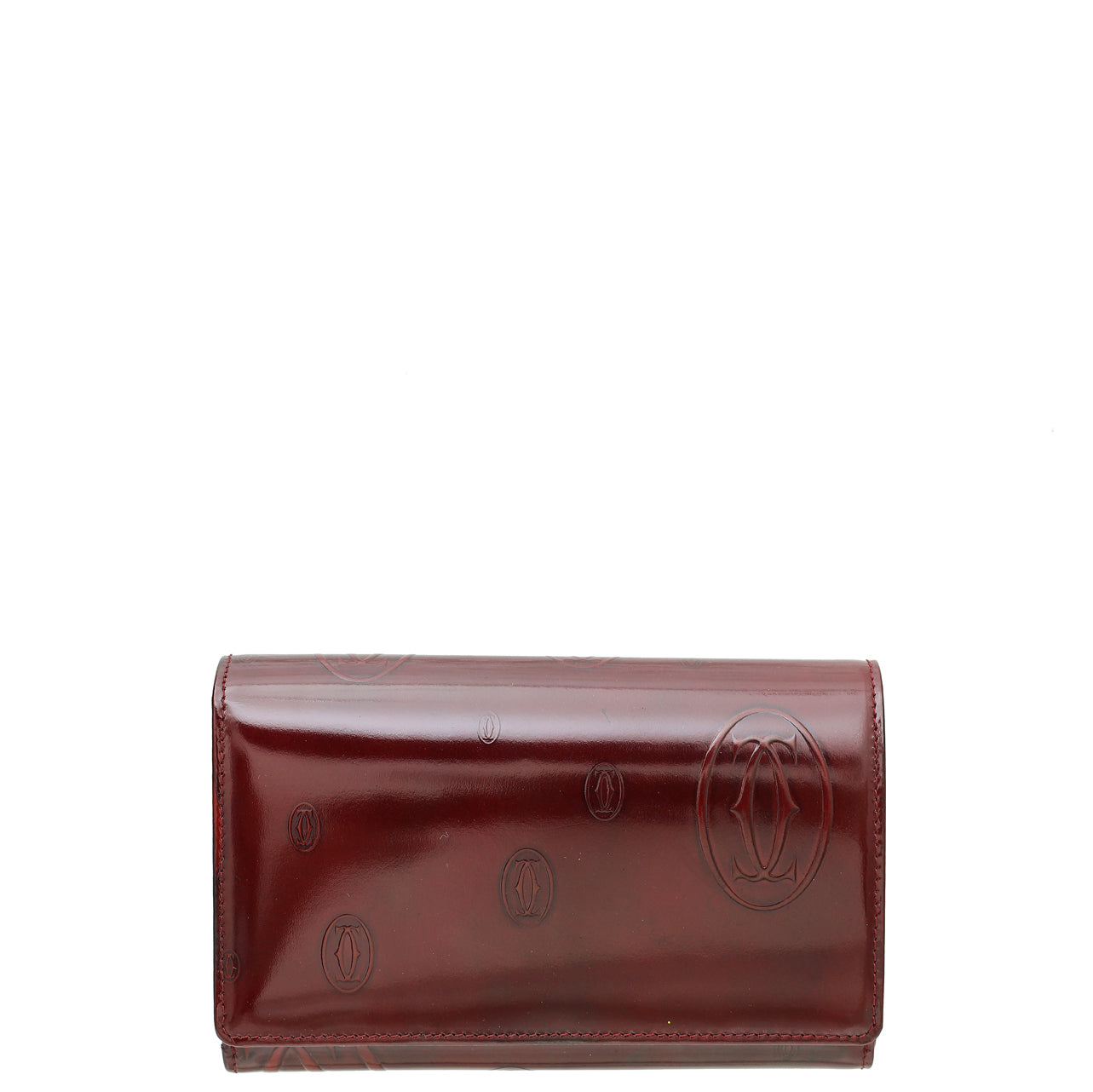 Cartier Red Smooth Happy Birthday Flap Wallet-Cartier-THE CLOSET