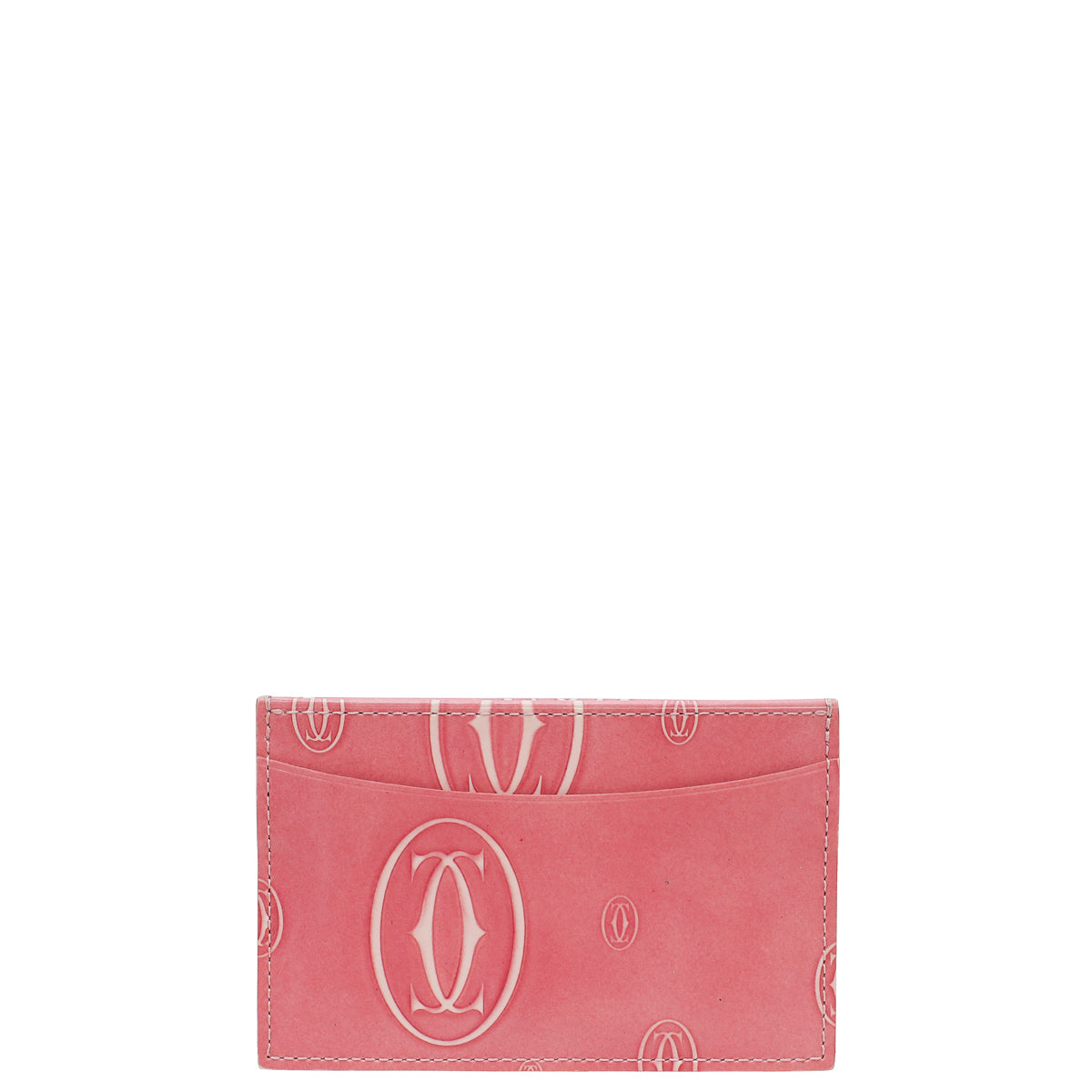 Cartier Pink Happy Birthday Single Card Holder-Cartier-THE CLOSET