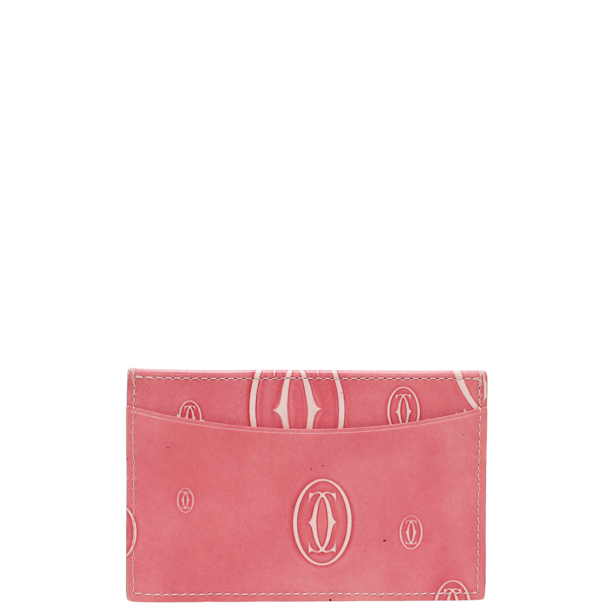 Cartier Pink Happy Birthday Single Card Holder-Cartier-THE CLOSET