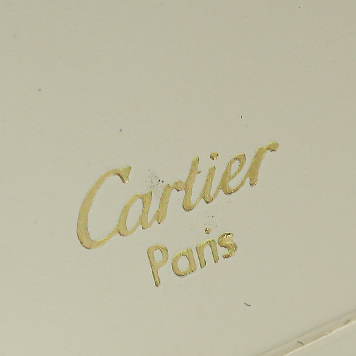 Cartier Cream Love Trifold Wallet