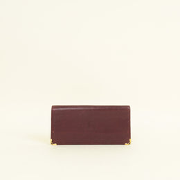 Cartier Burgundy Must De Cartier International Wallet