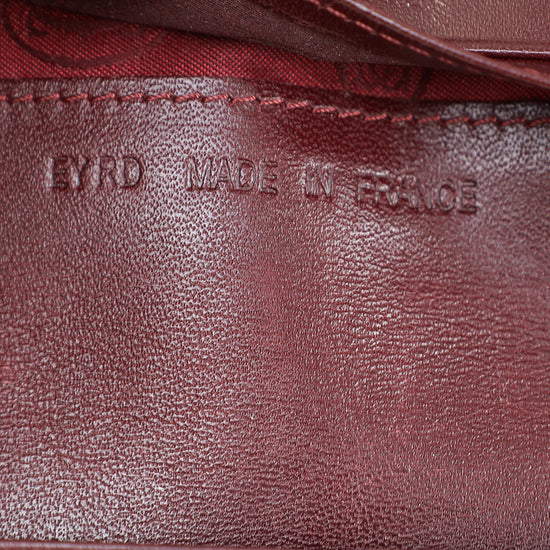 Cartier Burgundy Must De Cartier International Wallet