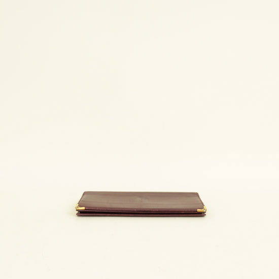 Cartier Burgundy Must De Cartier International Wallet