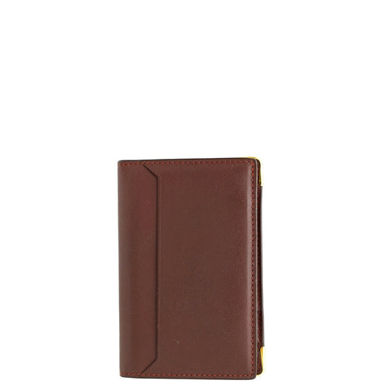 Cartier Burgundy Must De Cartier Card Holder