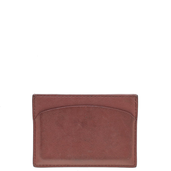 Cartier Burgundy Must De Cartier Card Holder