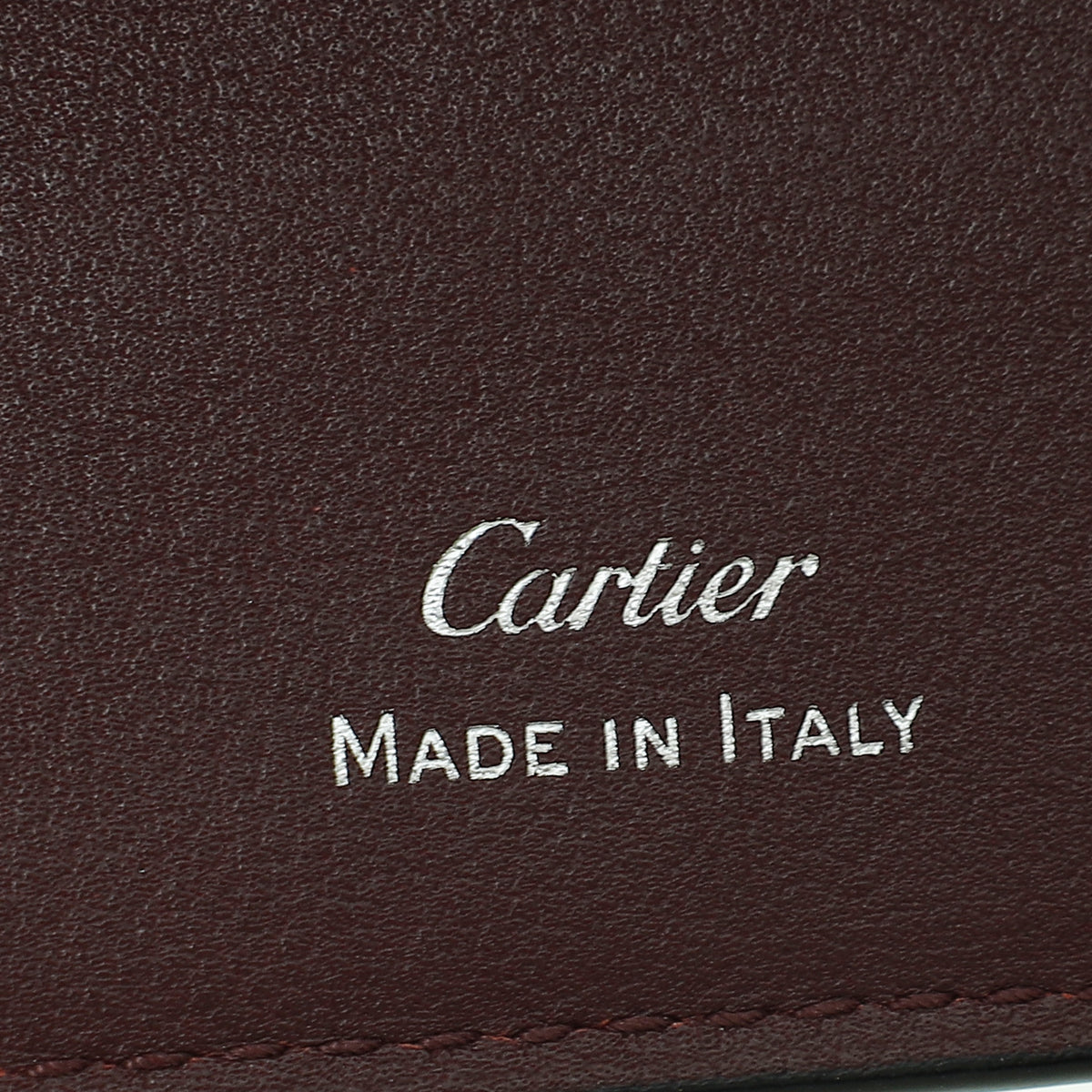 Cartier Black Must de Cartier 8 Credit Card Men's Wallet