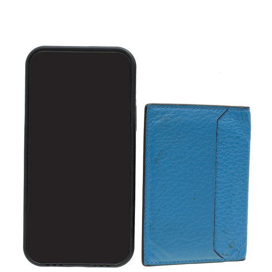 Cartier Bright Blue Must De Cartier Card Holder