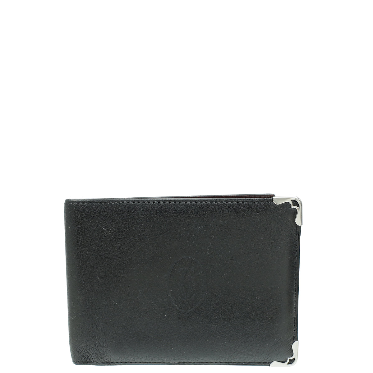 Cartier Black Must De Cartier 6 Credit Card Compact Wallet