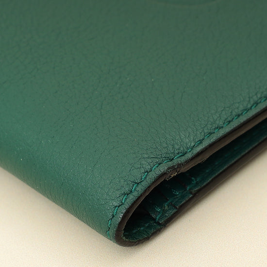 Cartier Green Must de Cartier Wallet W/ MMR Initials-Cartier-THE CLOSET