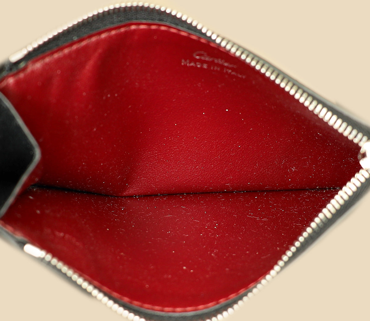 Cartier Black Must de Cartier Zipped Card Holder-Cartier-THE CLOSET