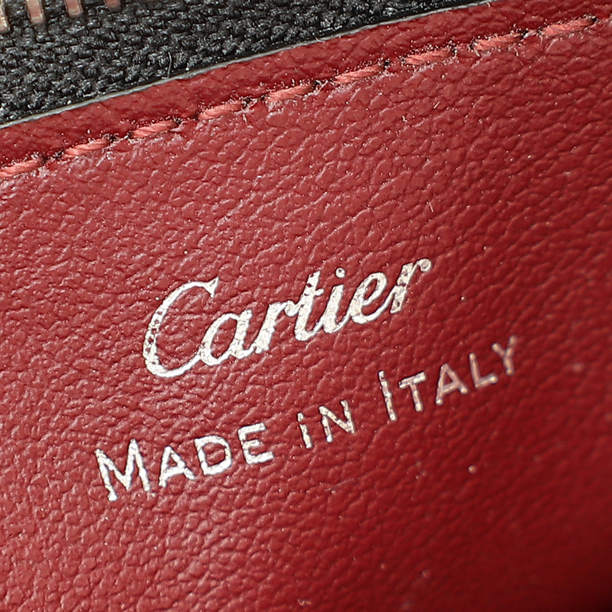 Cartier Black Must de Cartier Zipped Card Holder-Cartier-THE CLOSET