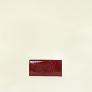 Cartier Red Happy Birthday Continental Wallet