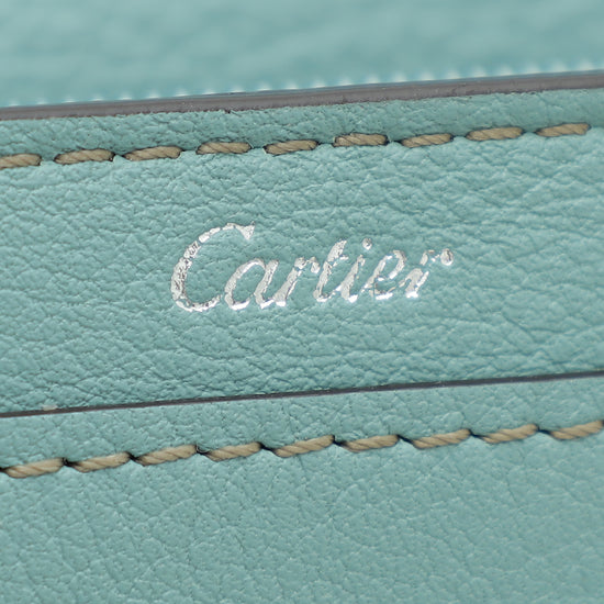 Cartier Mint Green C De Cartier Compact Wallet