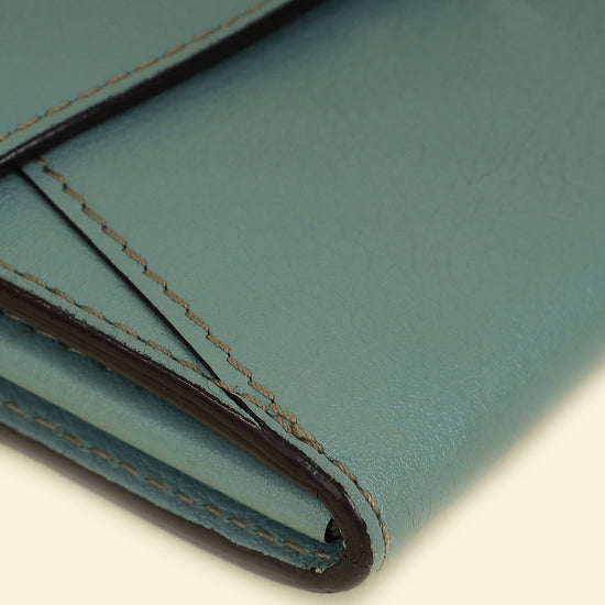 Cartier Mint Green C De Cartier Wallet-Cartier-THE CLOSET