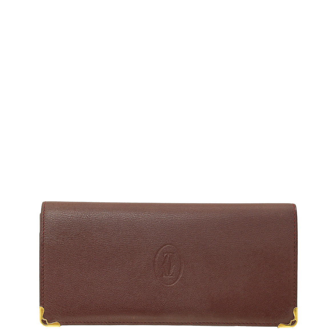 Cartier Burgundy Must De Cartier International Wallet