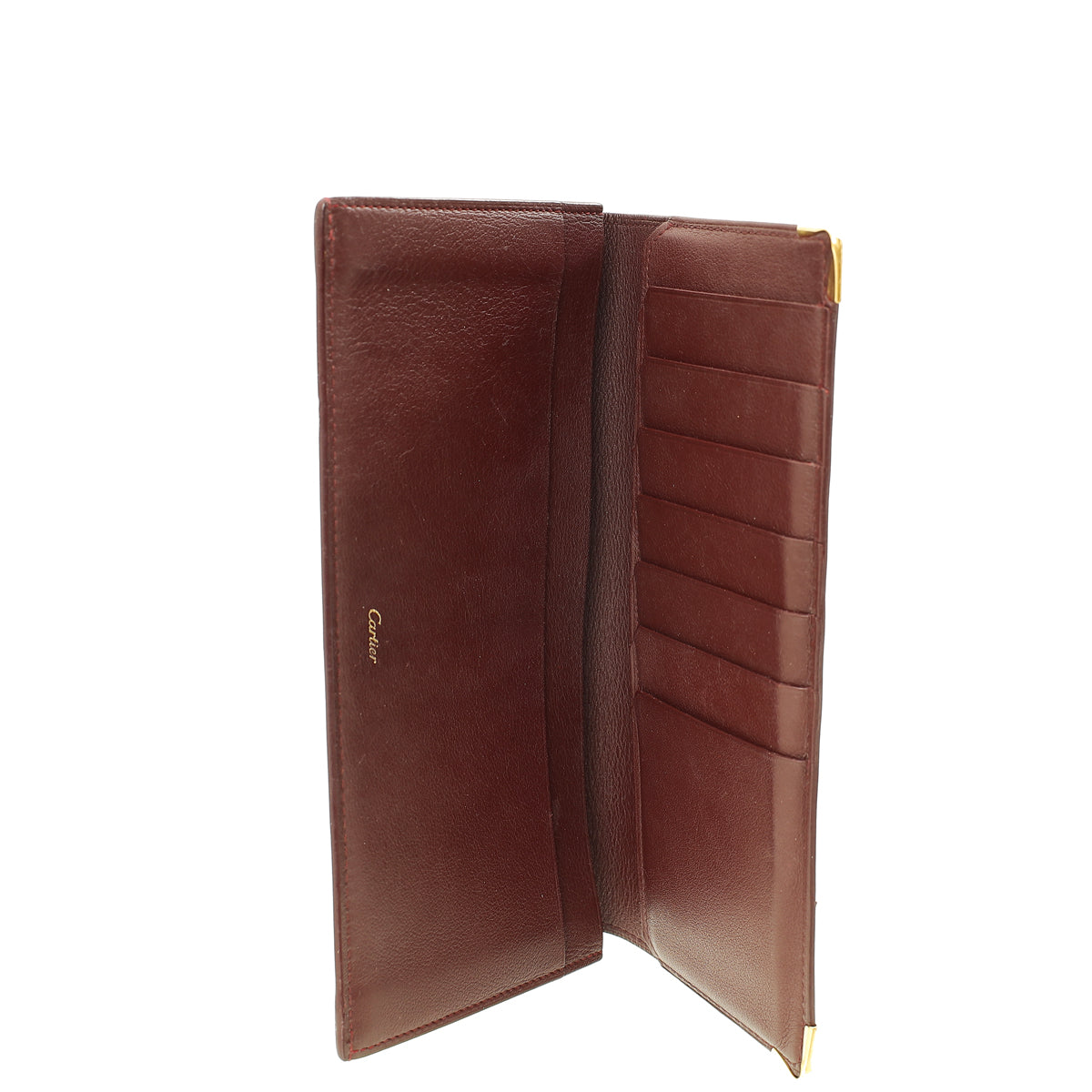 Cartier Burgundy Must De Cartier International Wallet