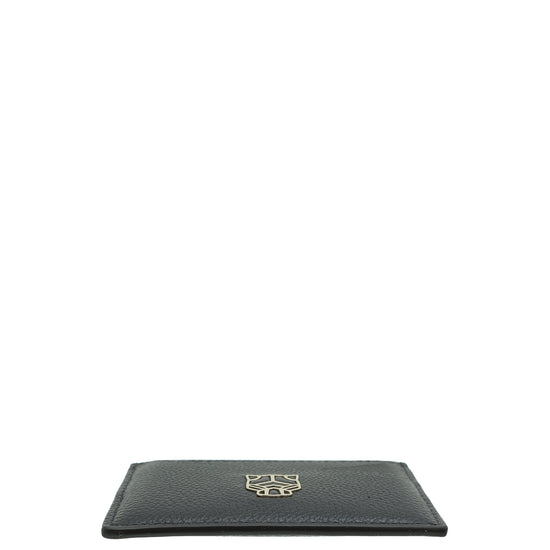 Cartier Black Panthère Graphique de Cartier Simple Card Holder