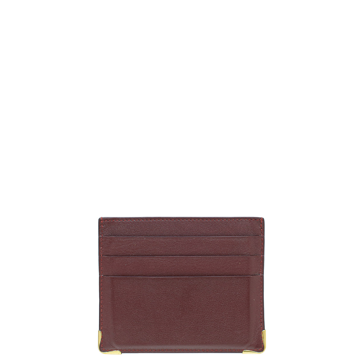 Cartier Burgundy Must De Cartier Card Holder-Cartier-THE CLOSET