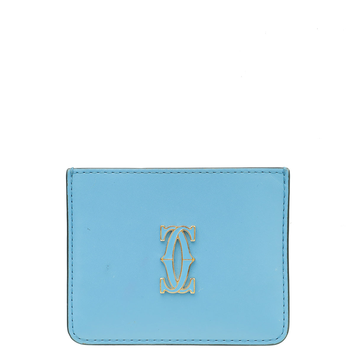 Cartier Blue C De Cartier Simple Card Holder-Cartier-THE CLOSET