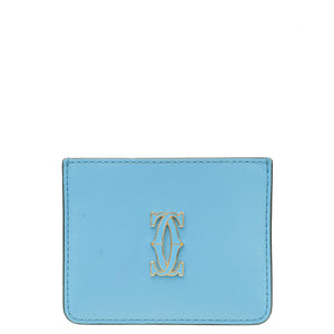 Cartier Blue C De Cartier Simple Card Holder