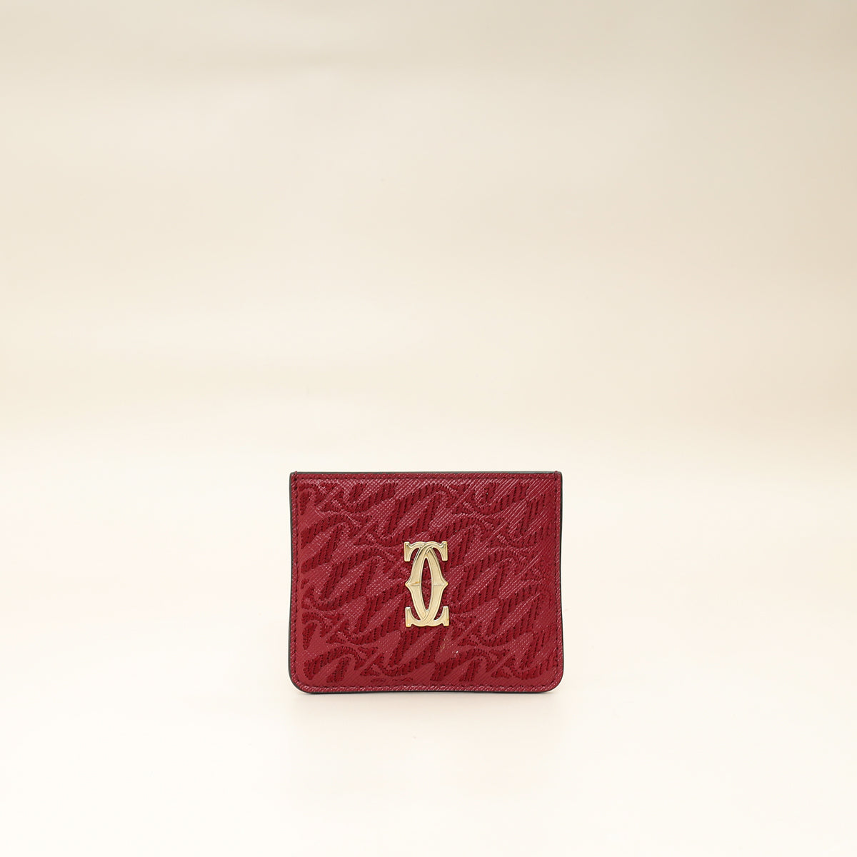 Cartier Cherry Red C De Cartier Simple Card Holder-Cartier-THE CLOSET