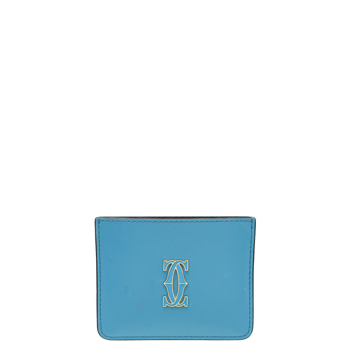 Cartier Blue C De Cartier Simple Card Holder