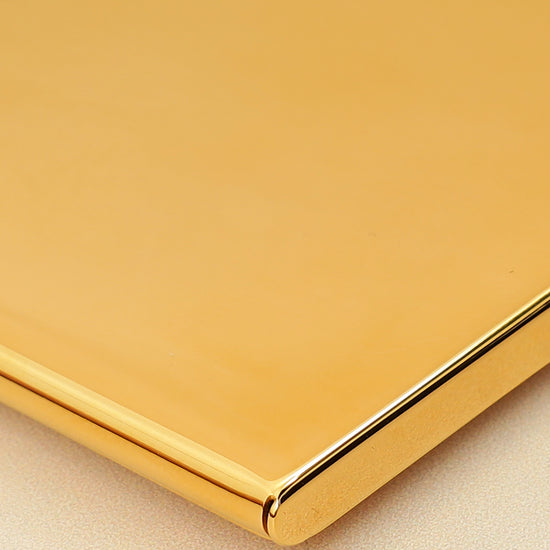 Cartier Diabolo De Lacquered Golden-Finish Metal Card Holder-Cartier-THE CLOSET