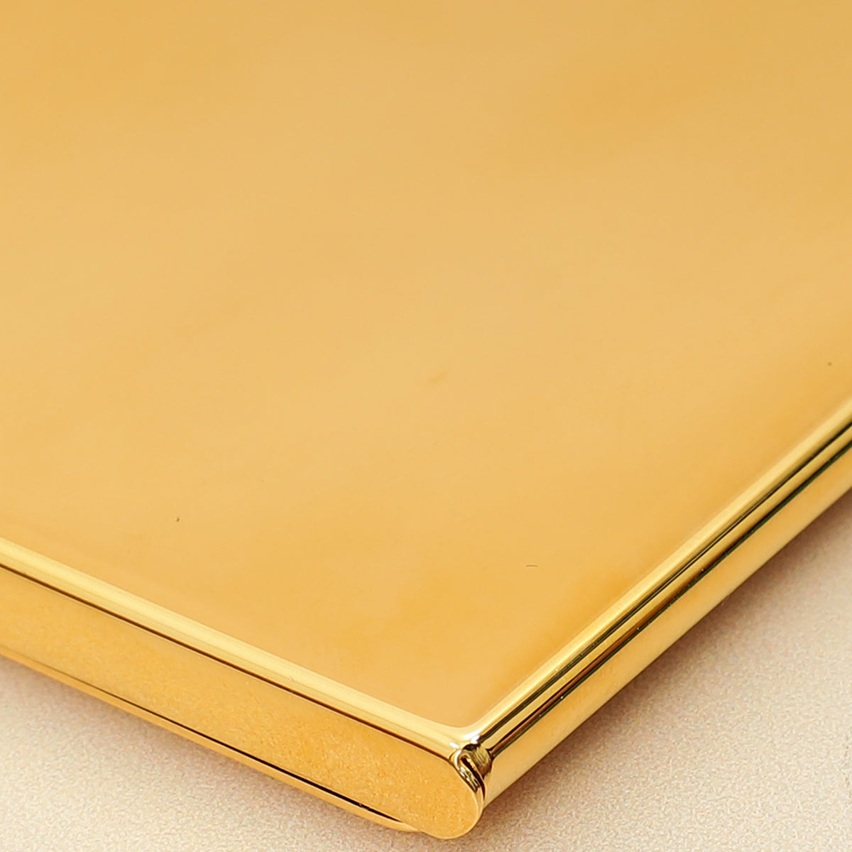 Cartier Diabolo De Lacquered Golden-Finish Metal Card Holder-Cartier-THE CLOSET