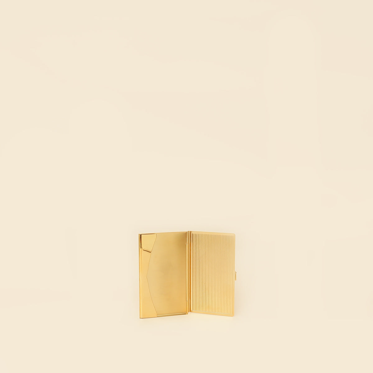 Cartier Diabolo De Lacquered Golden-Finish Metal Card Holder-Cartier-THE CLOSET