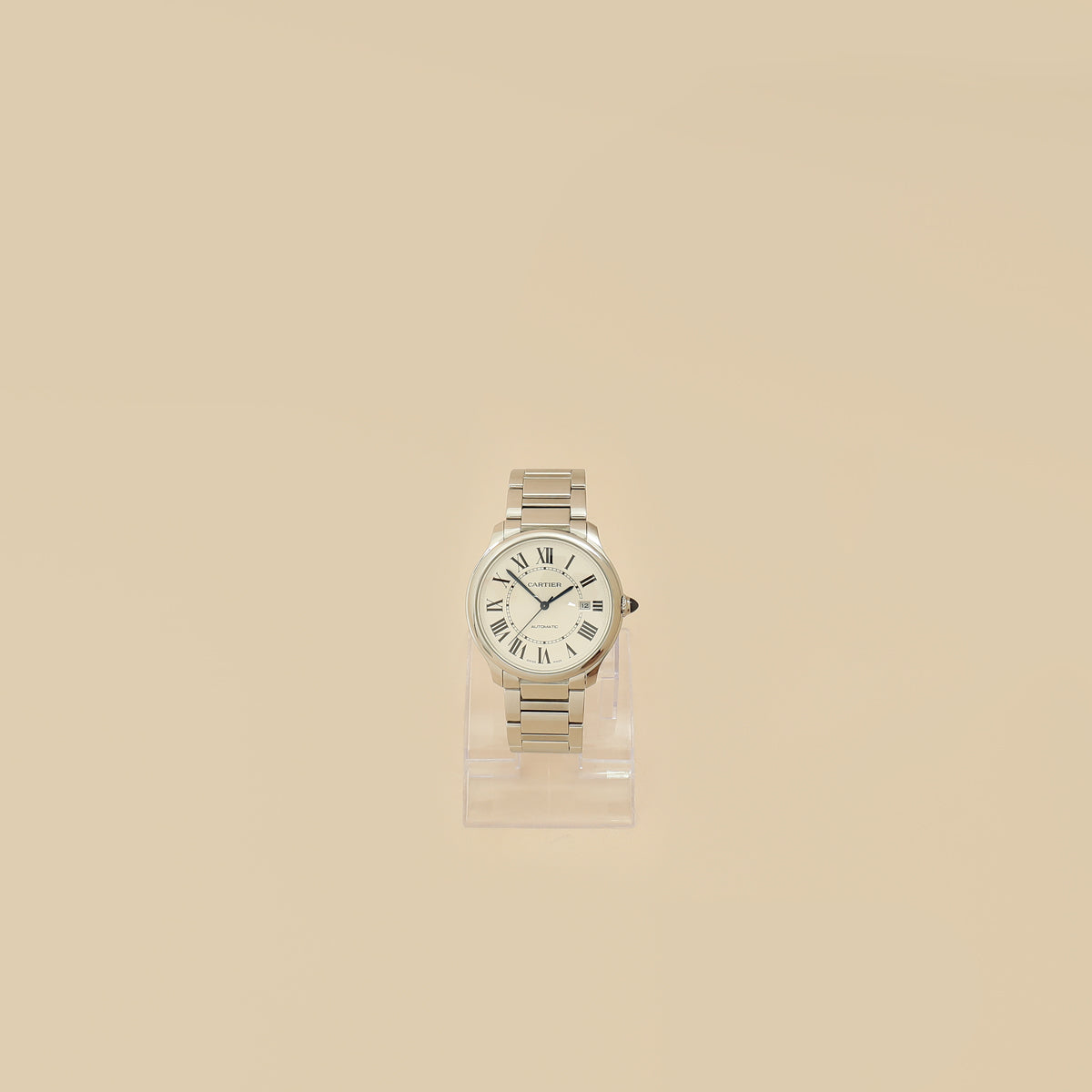 Cartier Stainless Steel Ronde Must De Cartier Large Model 40mm Automatic Watch-Cartier-THE CLOSET