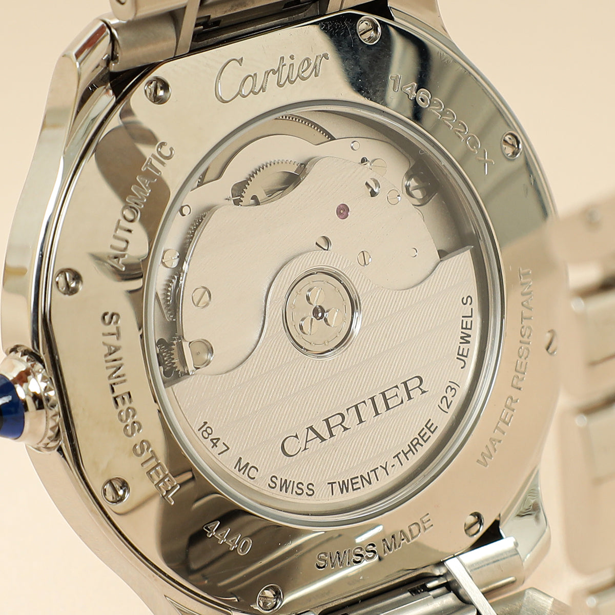 Cartier Stainless Steel Ronde Must De Cartier Large Model 40mm Automatic Watch-Cartier-THE CLOSET