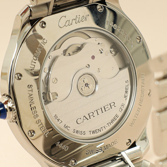 Cartier Stainless Steel Ronde Must De Cartier Large Model 40mm Automatic Watch-Cartier-THE CLOSET